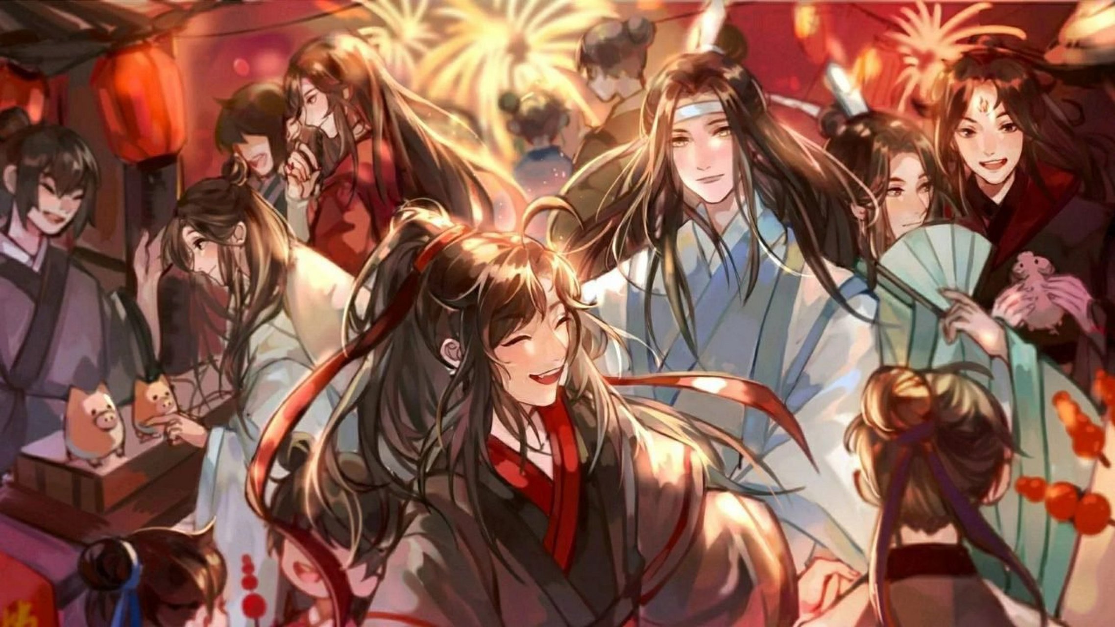 动漫壁纸男魔道祖师图片