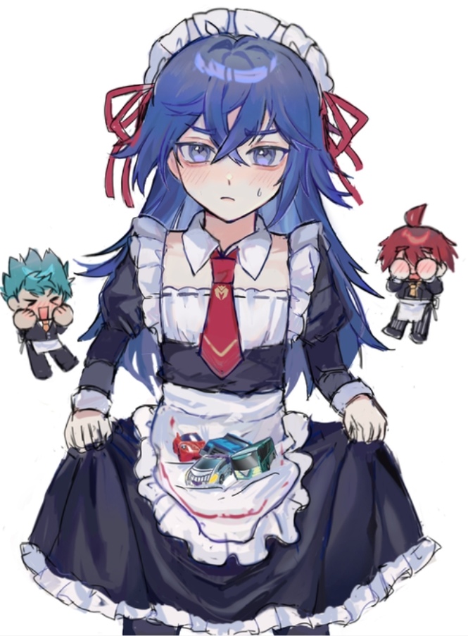 这是我画的《盟卡车神之魔幻对决》中白夜的雷图,不喜勿喷哦!