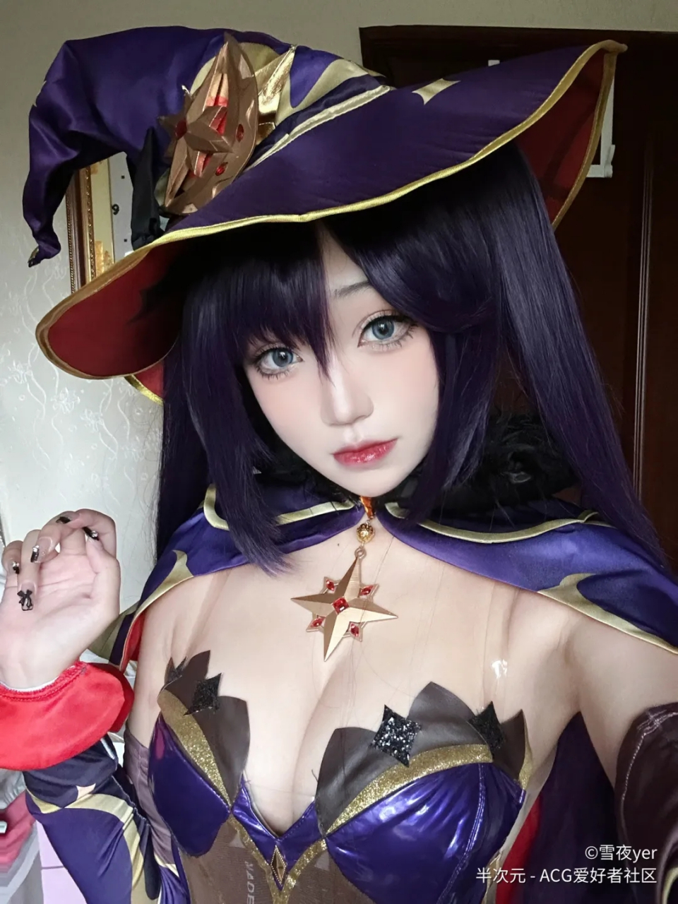 原神莫娜cos～伟大的占星术士[星星]#原神