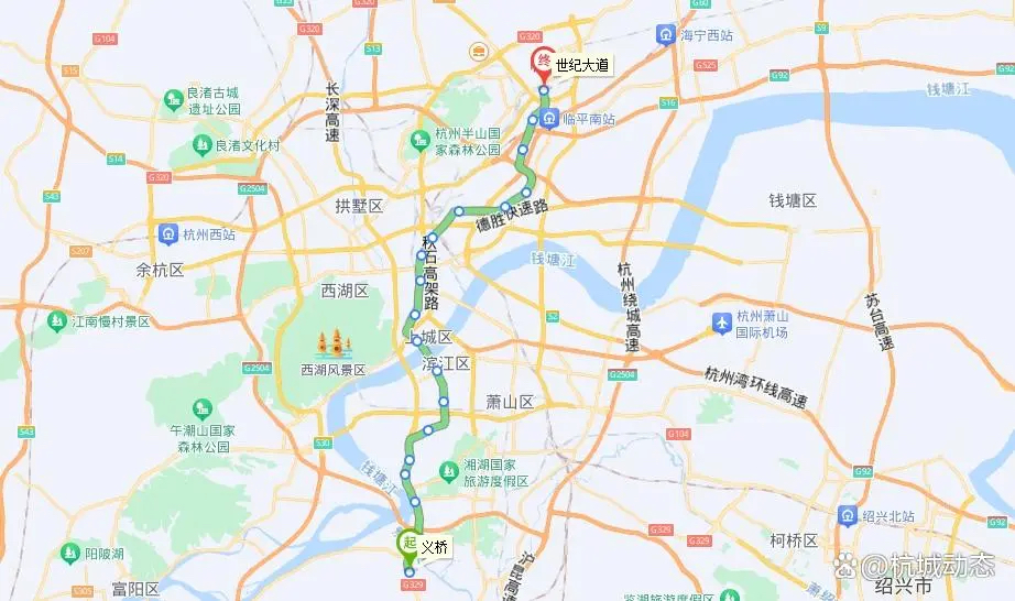 杭州地铁规划图 18号线图片