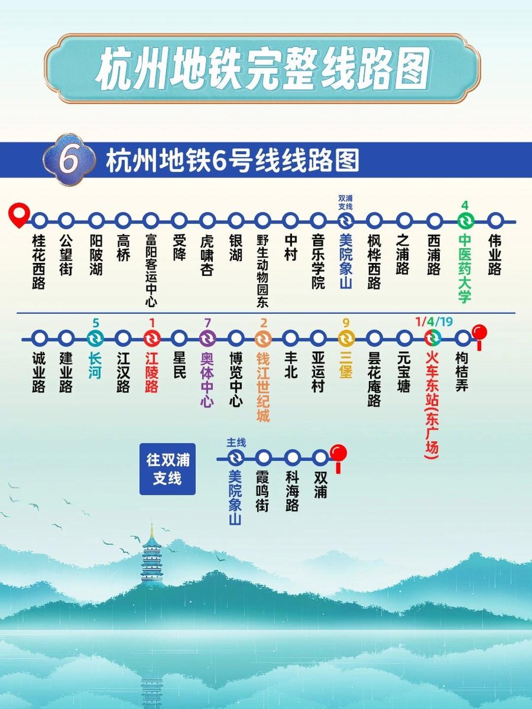 杭州地铁七号线线路图图片