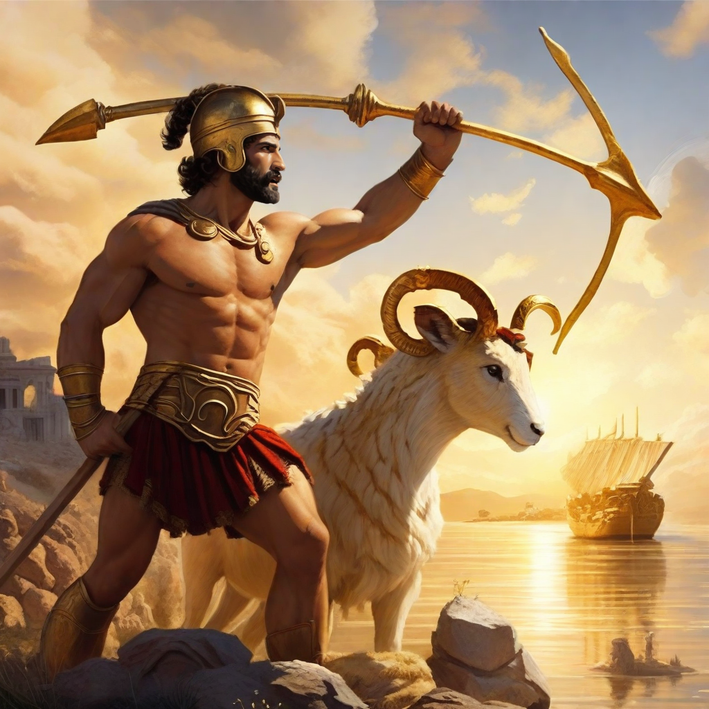 白羊座英雄伊阿宋叔侄的曲折命运 	被金毛公羊所救的爱琴海东岸的伊俄