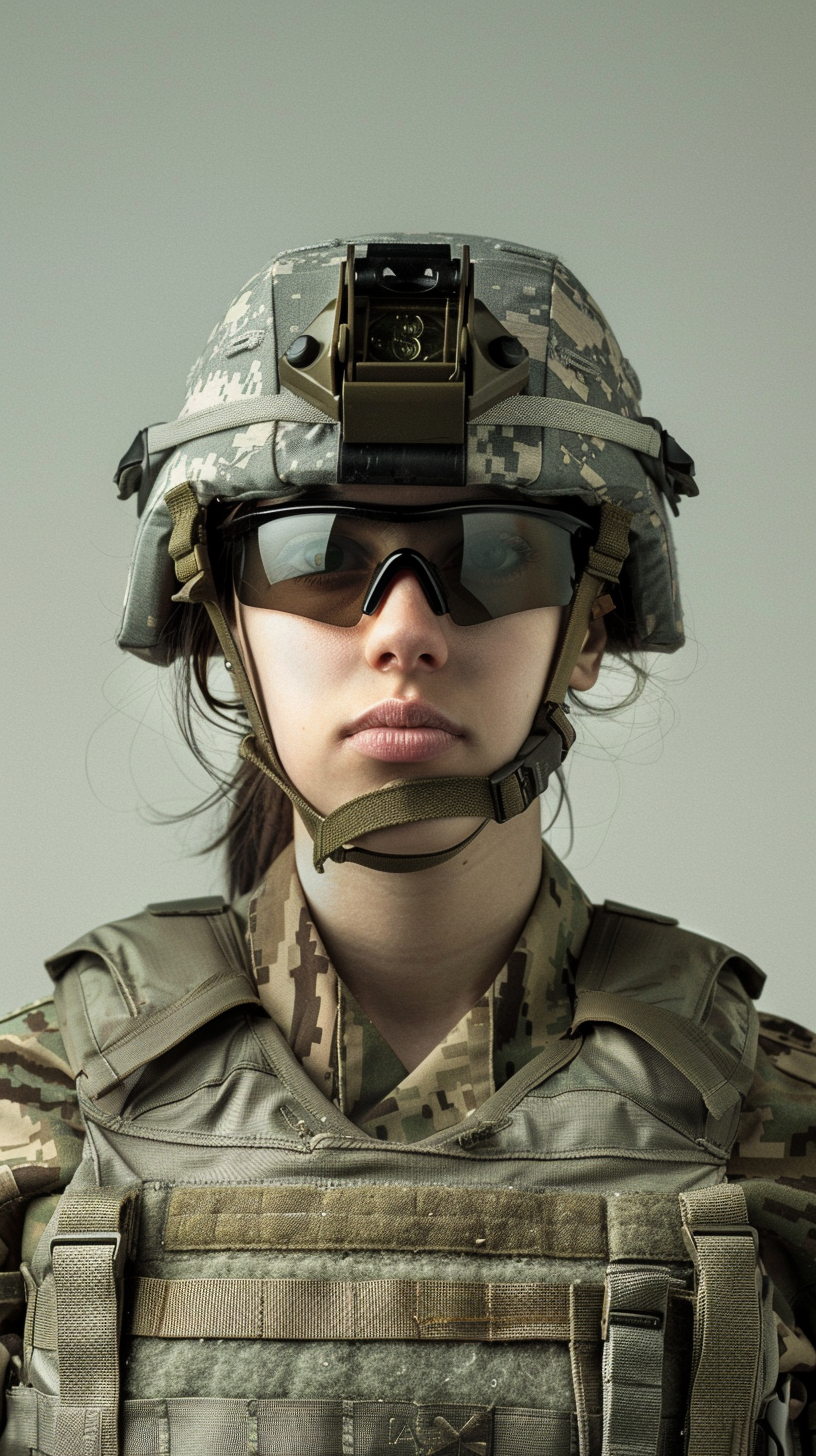 美军最新 🔥女兵力量,坚毅之美💪  👩‍🔫 看这位女战士,头