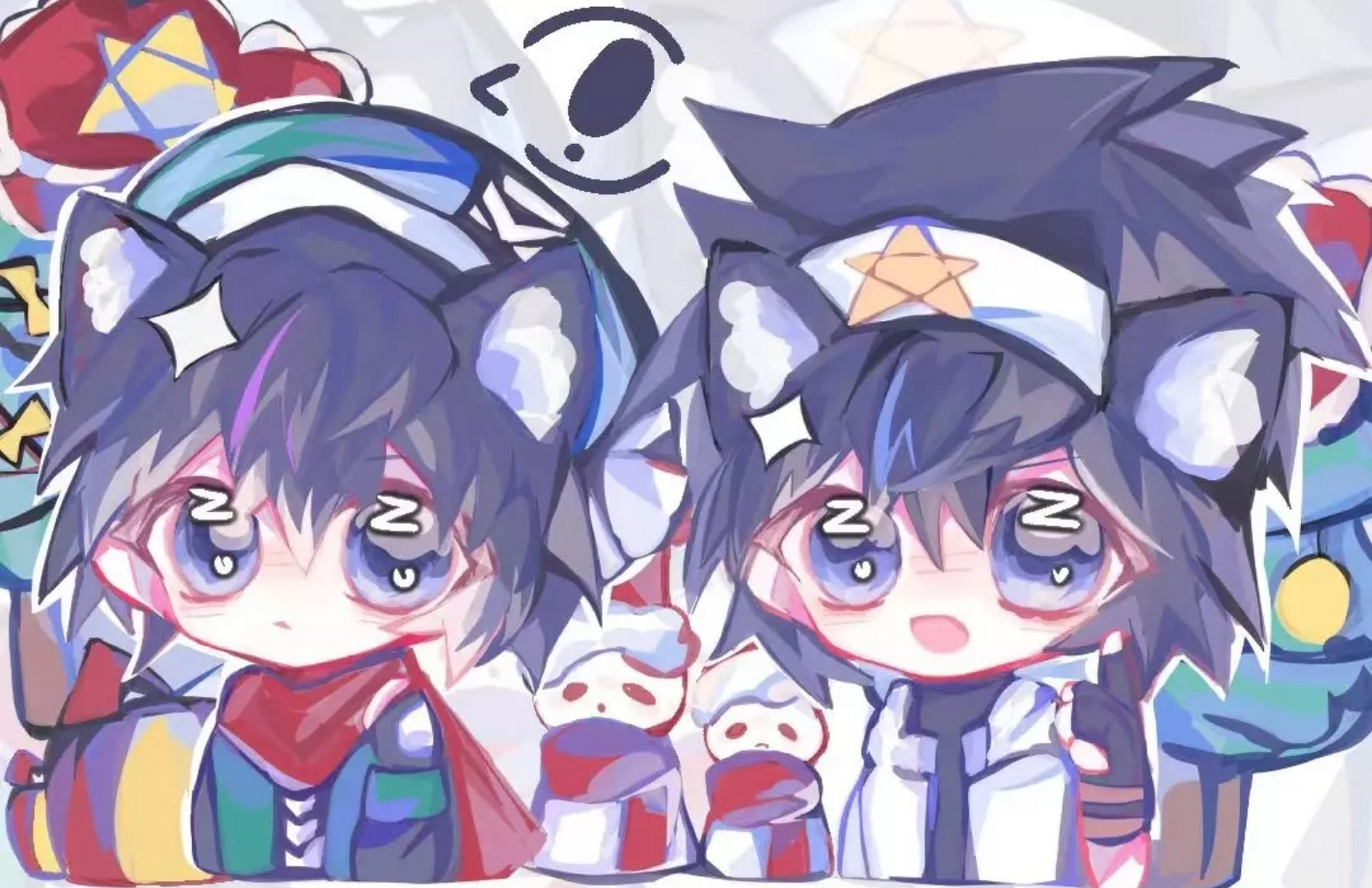 不能熬了,睡了睡了78 #2024# #跨年# #凹凸世界雷卡