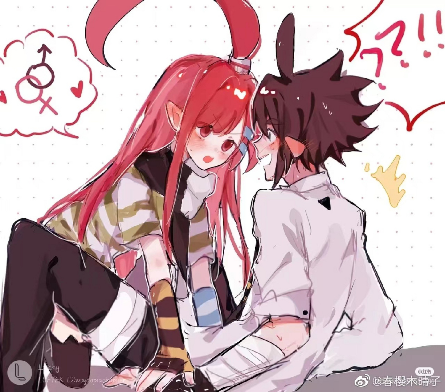 安艾好甜,我好喜欢^(#`∀´)♡ (图片来自网络) #凹凸世界