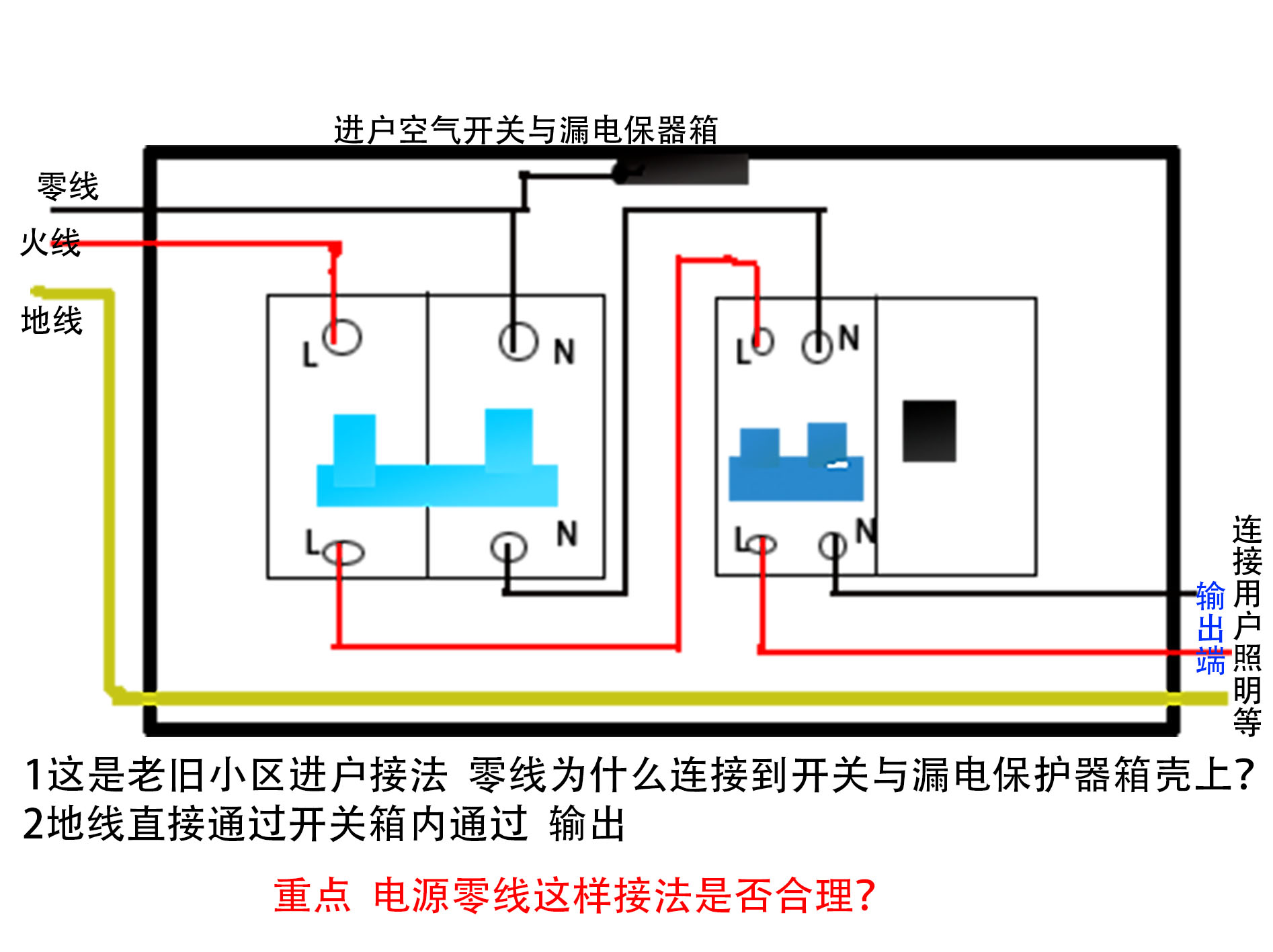 家用电线连接方法图解图片