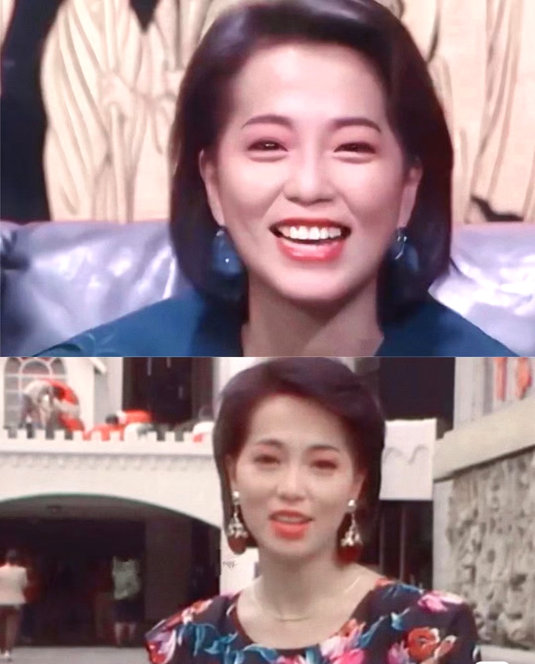 年轻时候的石榴姐明明可以靠脸却偏偏靠才华,也是风华绝代的美人啊!