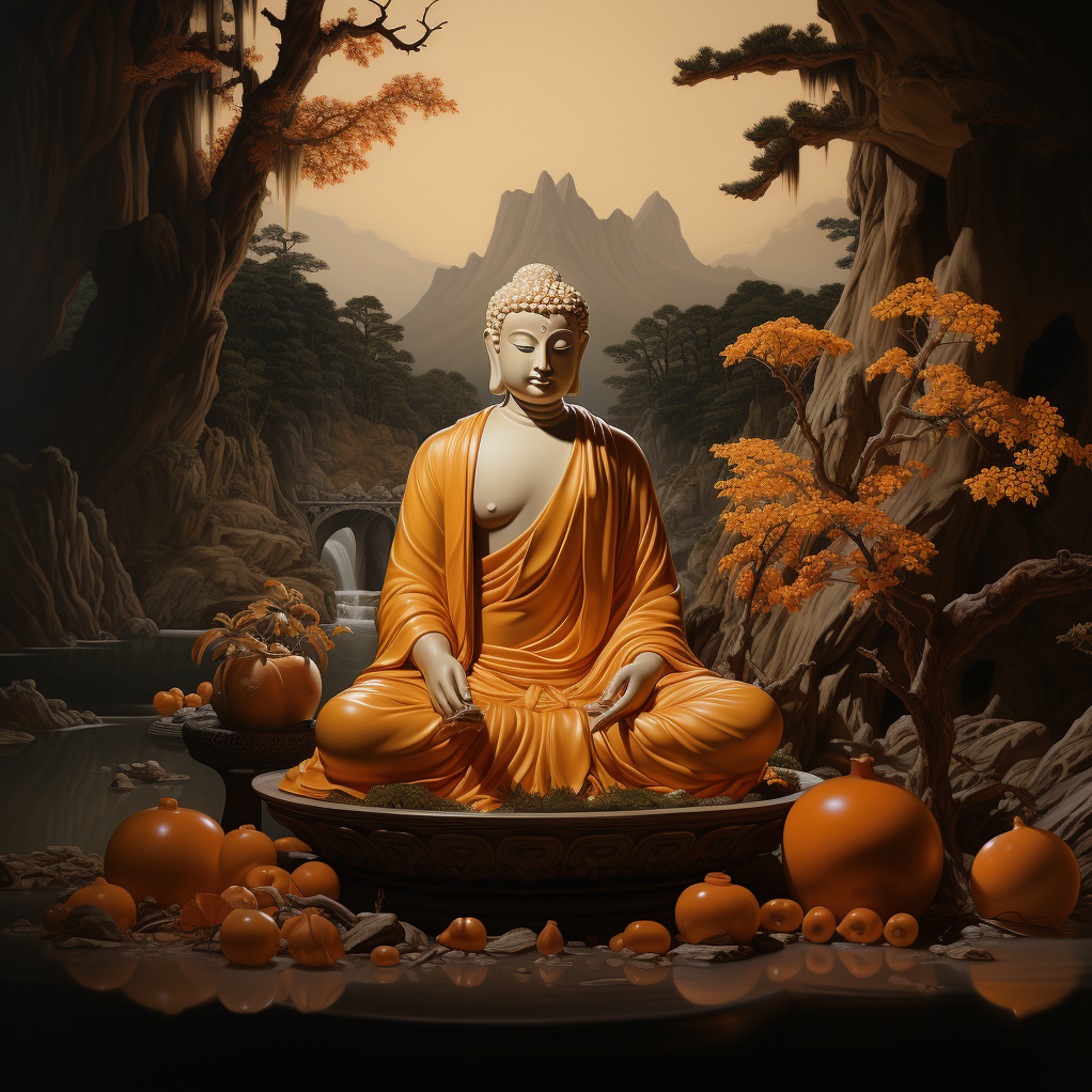 我们的生活与佛陀的生活在表象上并无二致,我们都需要穿衣吃饭,佛陀也