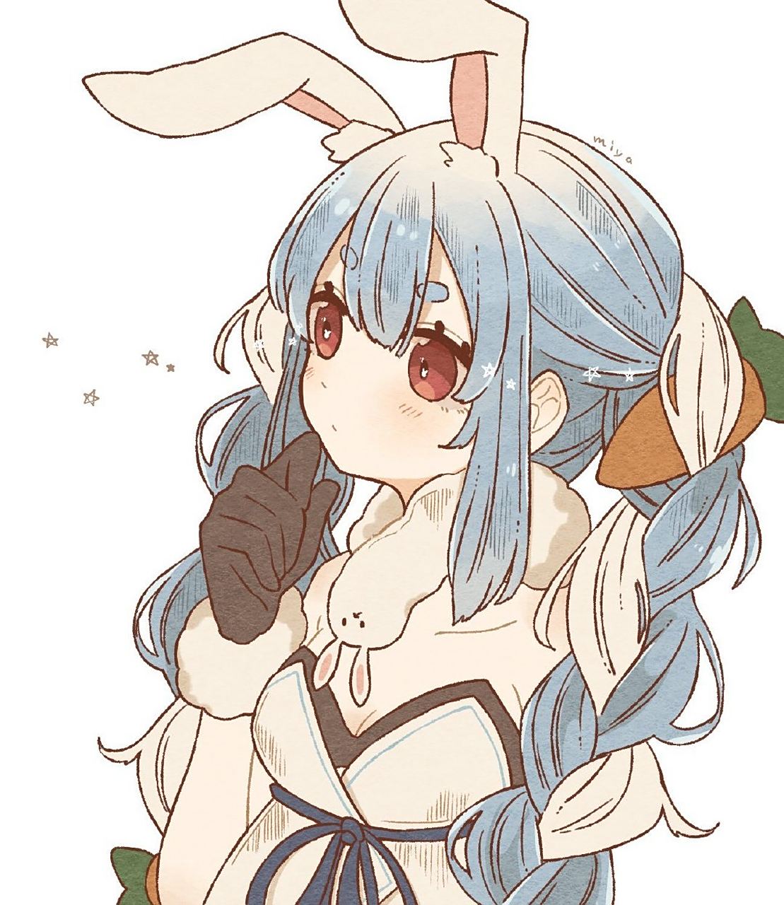 动漫女生插画 #凌血薇薇# #插画