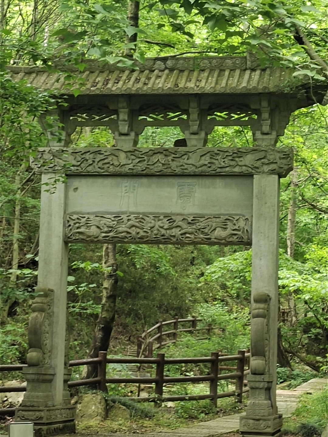 龙眠山的景色