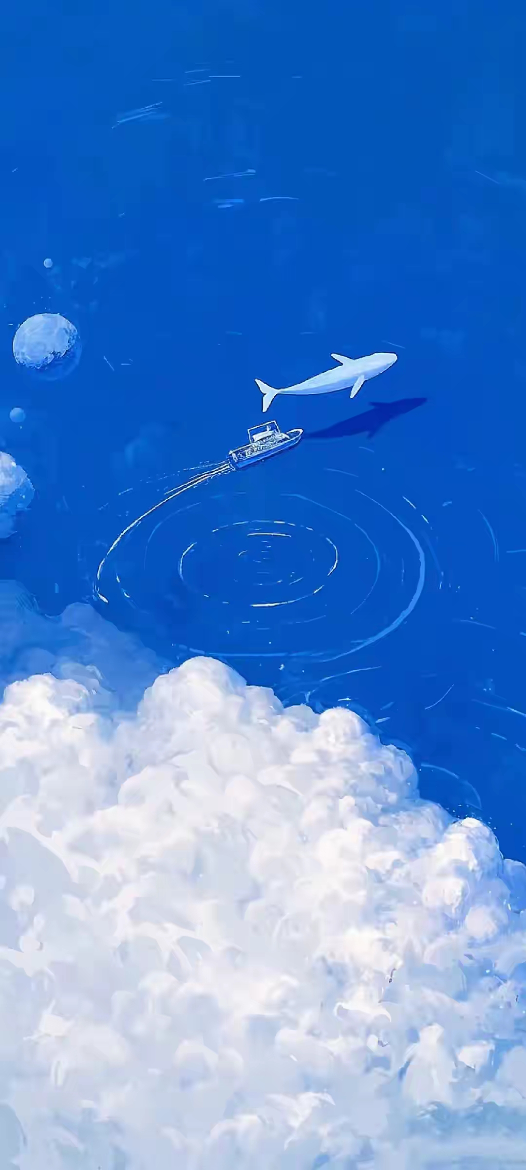 蓝色系温柔壁纸