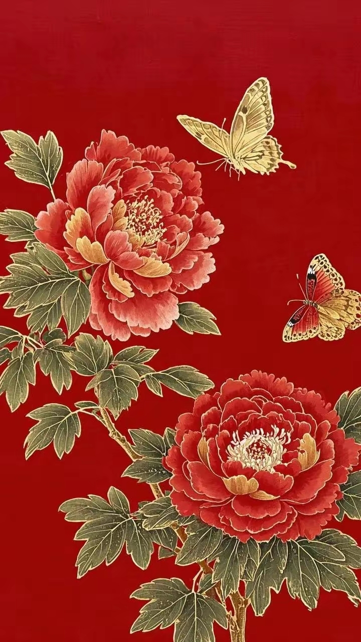 牡丹花开,富贵自来,2025财运亨通,生活富足无忧!