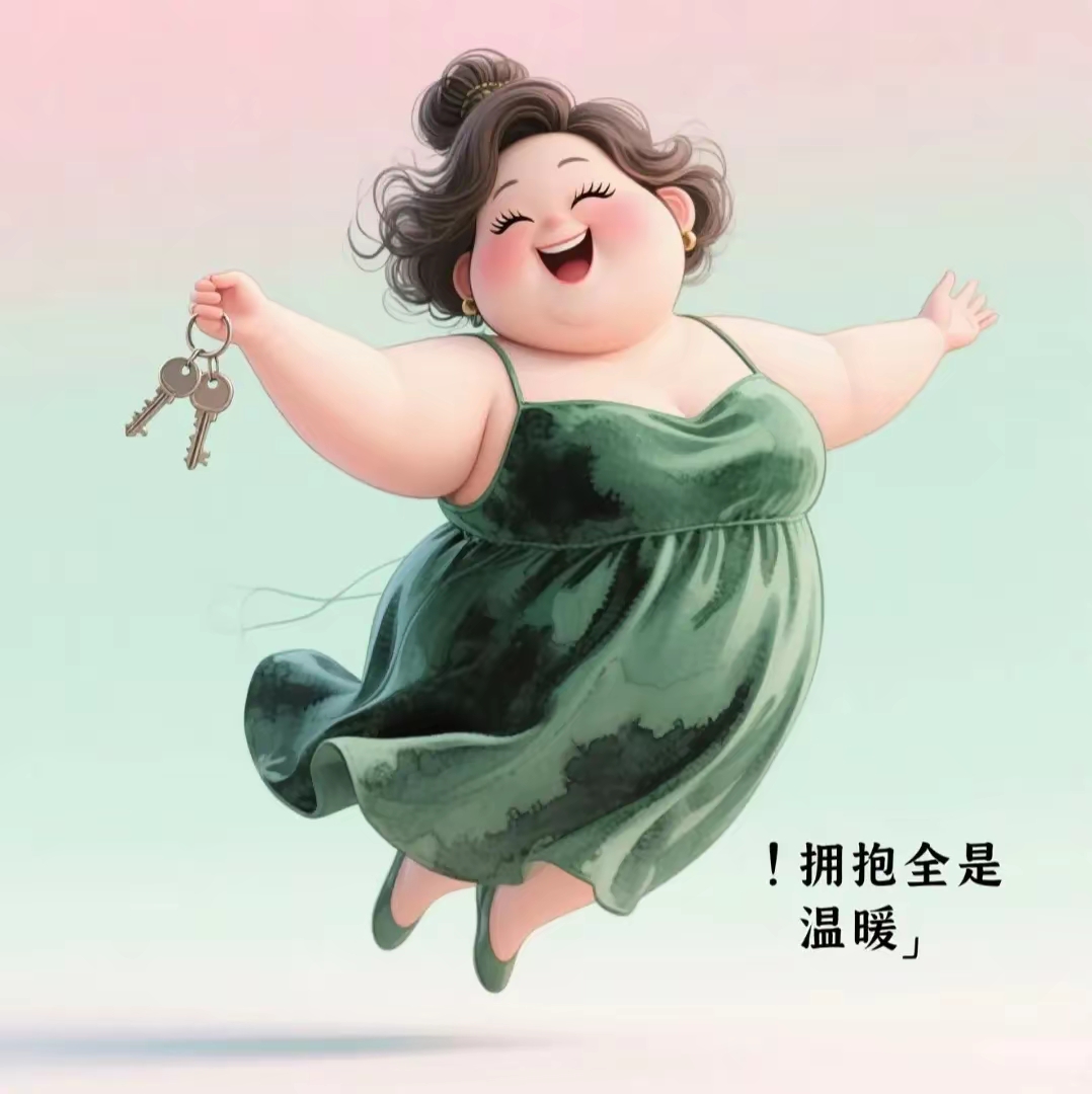 微信头像女胖中年女人双重漂亮的图片头像180斤肥胖头像女女生气质