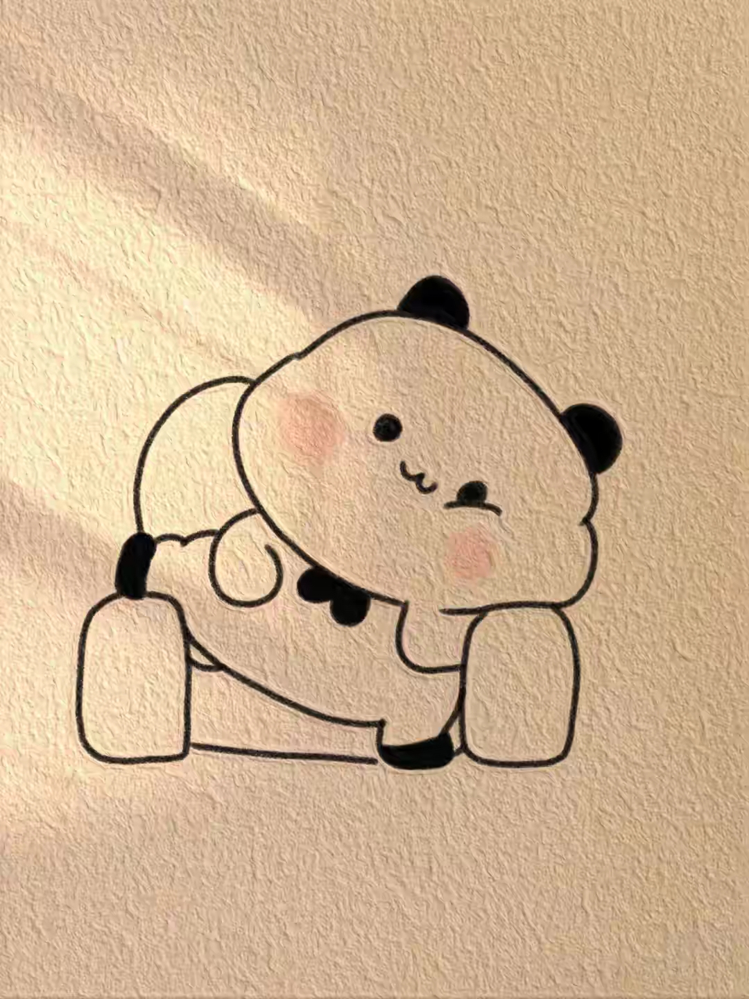 呆萌呆萌的小动物简笔画