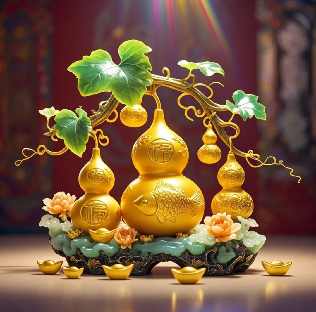 高能量旺运福禄头像~五福临门,福禄双全,八方聚财,财源广进,好运连连
