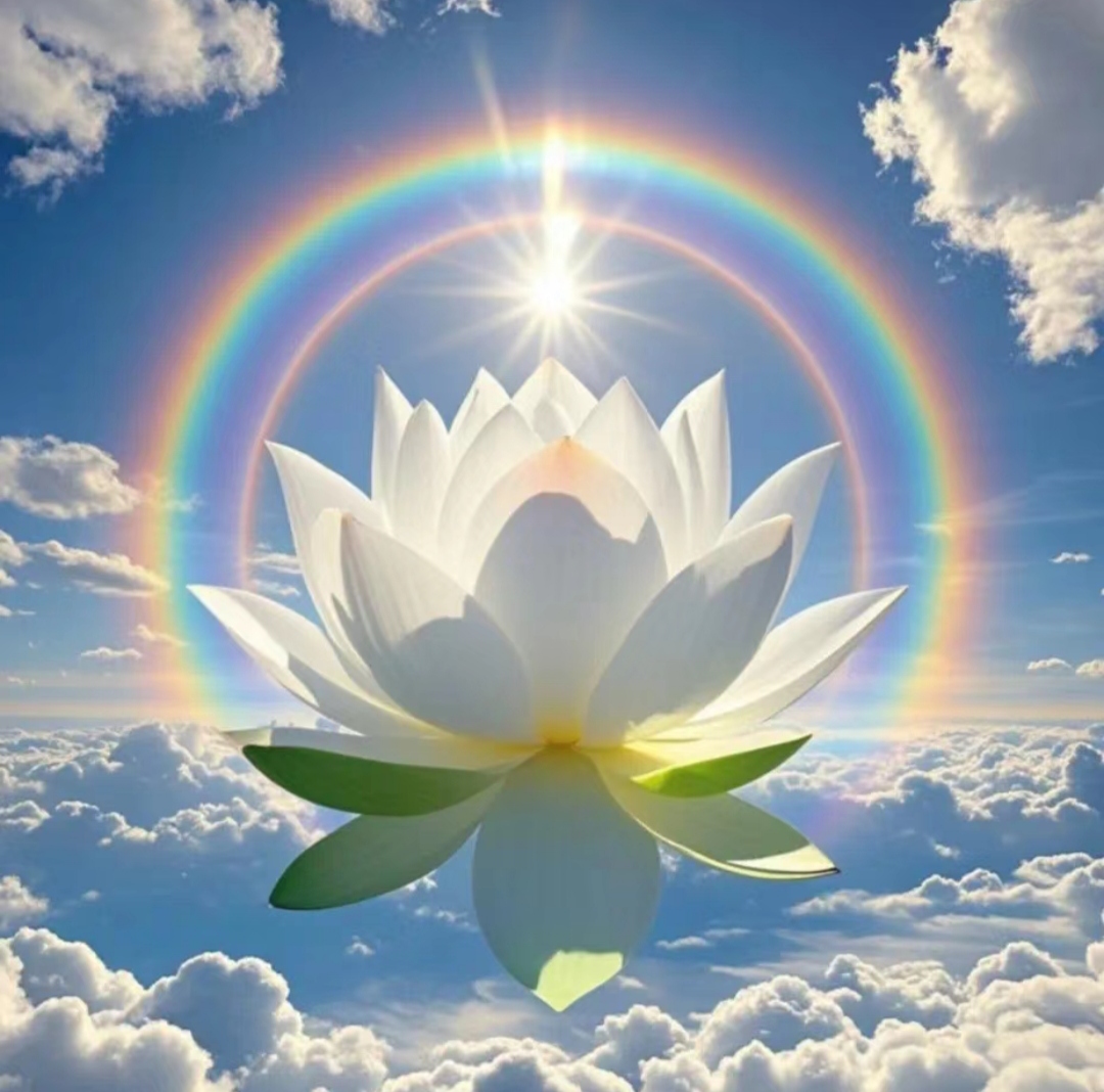 能量头像~金环罩莲,好运当头