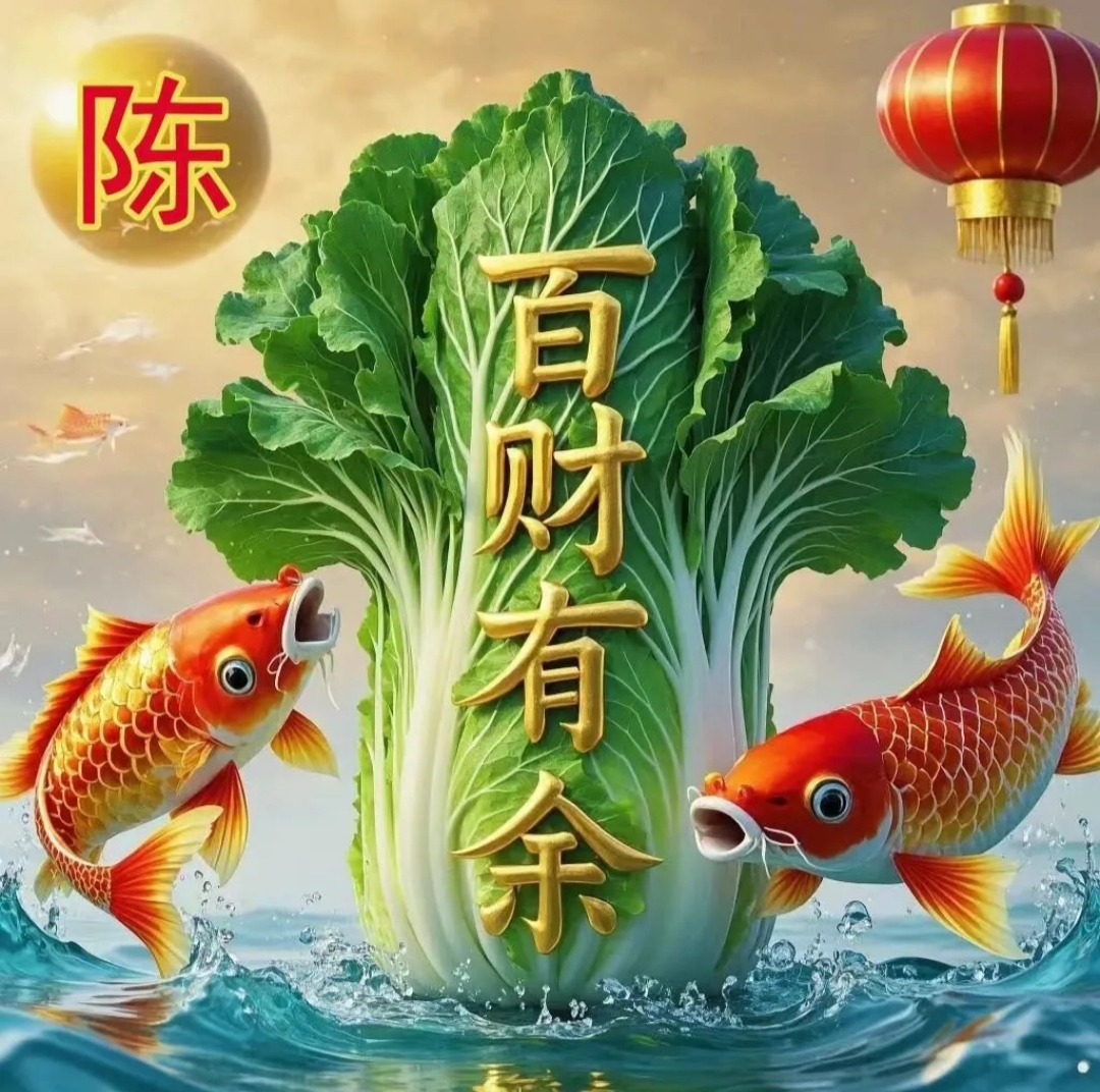 百财有余姓氏头像~百财有余,福满流年,财运亨通,事事如意