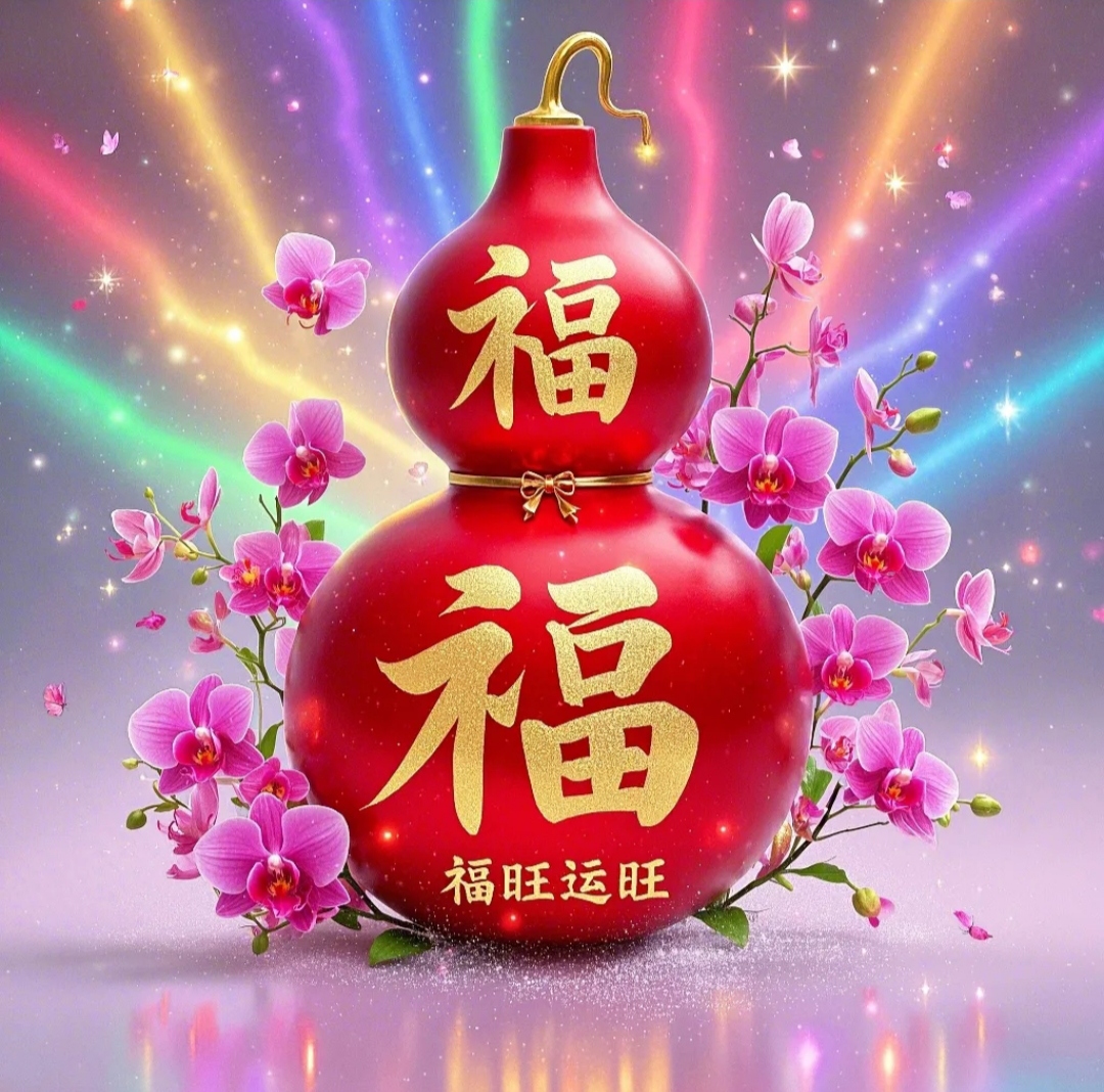 招财纳福宝葫芦头像~福禄双全,紫气东来,福气满满,运至财来