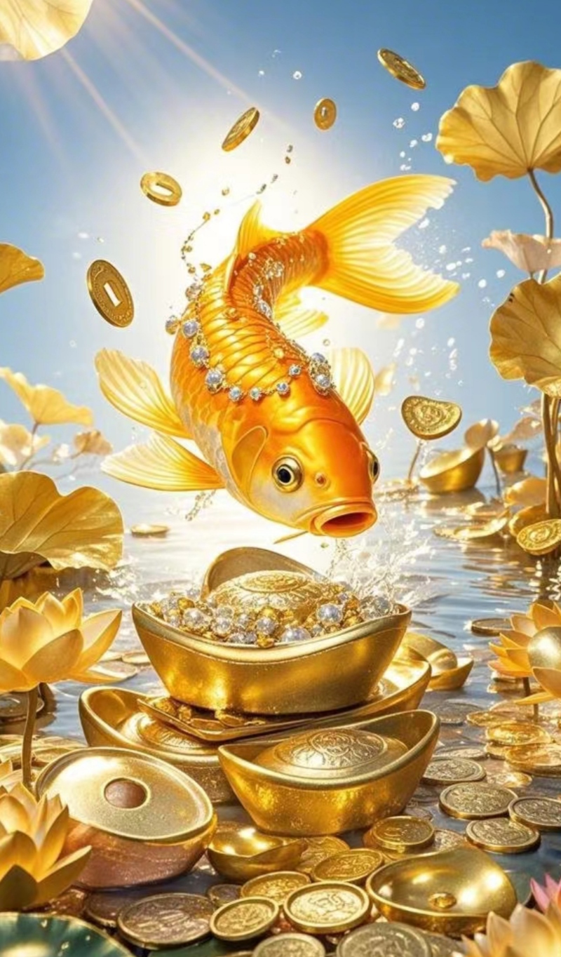 好运锦鲤#年年有鱼#财源滚滚#见者好运#见者发财