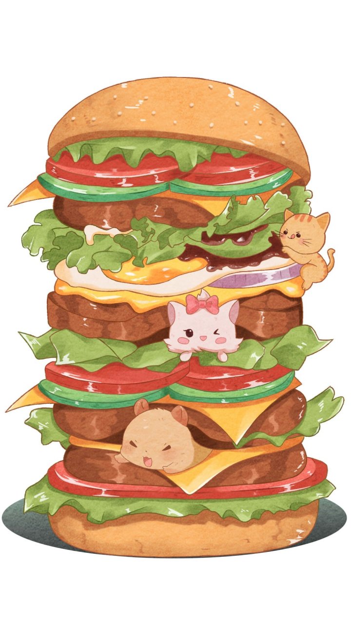 吃货壁纸,喜欢的话,一个赞拿走