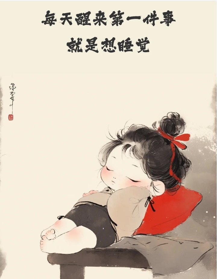 每天醒来第一件事,就是怀念睡前的美好时光