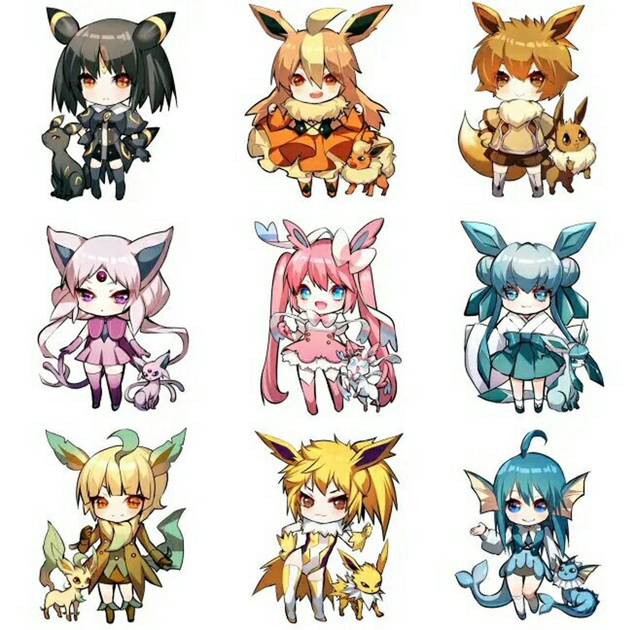 口袋妖怪拟人化  来自哔哩哔哩