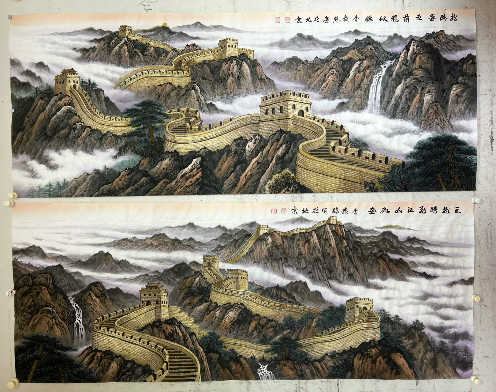 长城第一人-李发鹤书画艺术祝福祖国国泰民安!