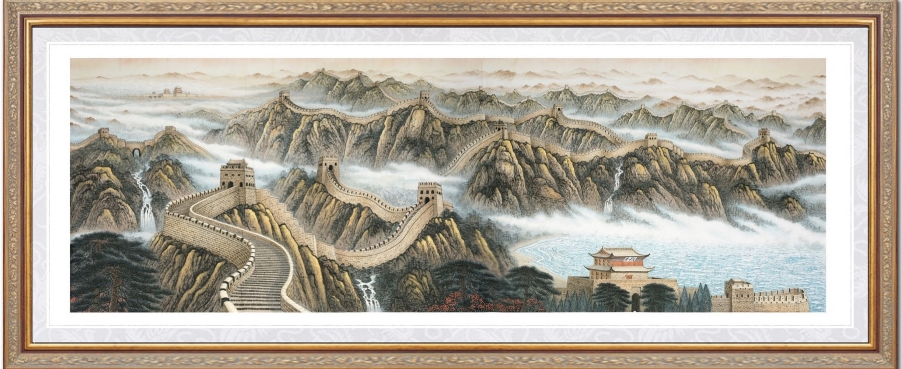 长城第一人-李发鹤国画艺术欣赏!