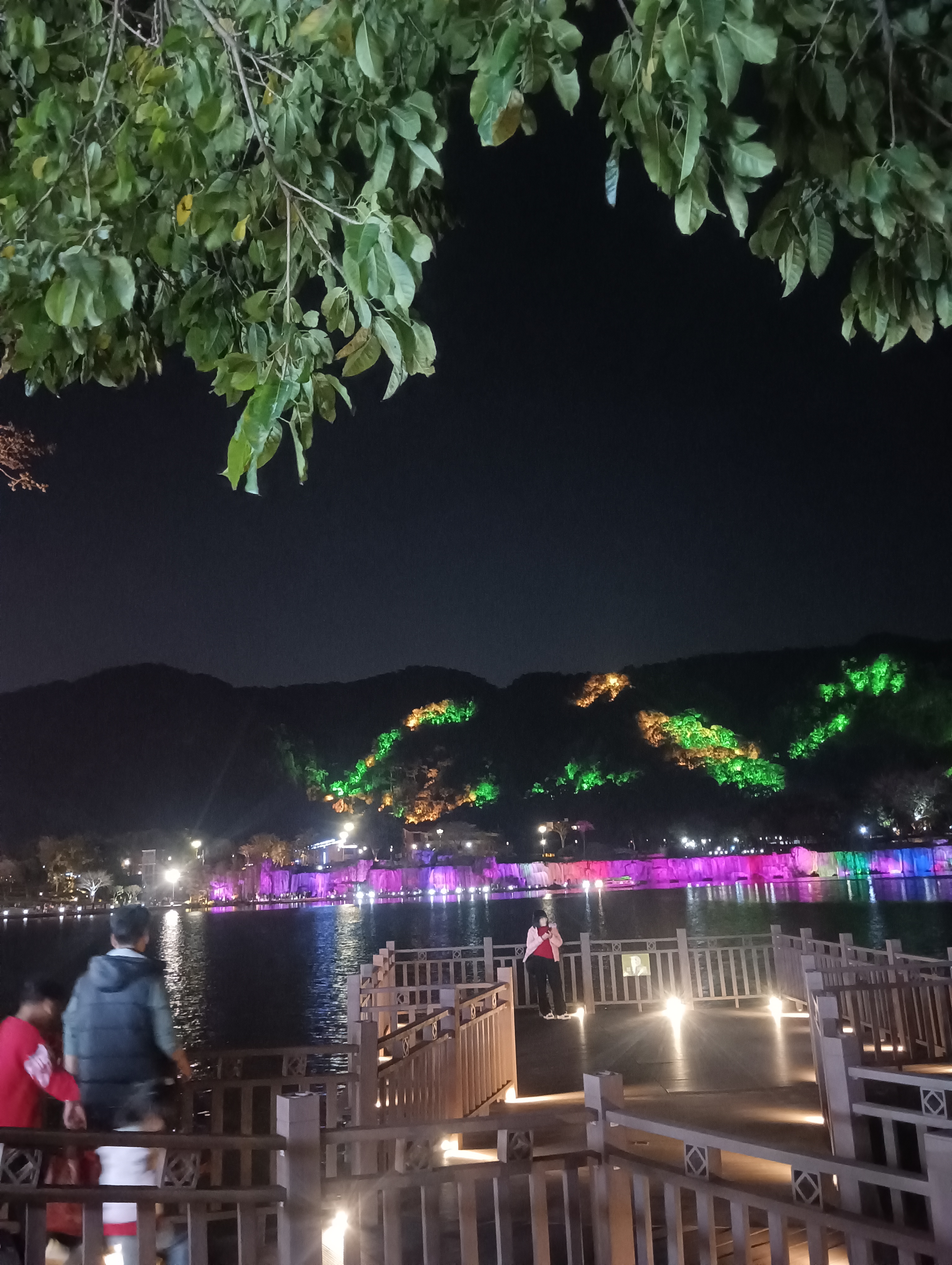 听音湖夜景