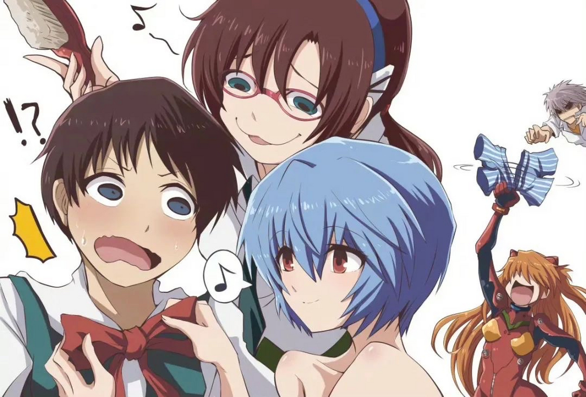 真嗣女装甚至有点…好看?#eva