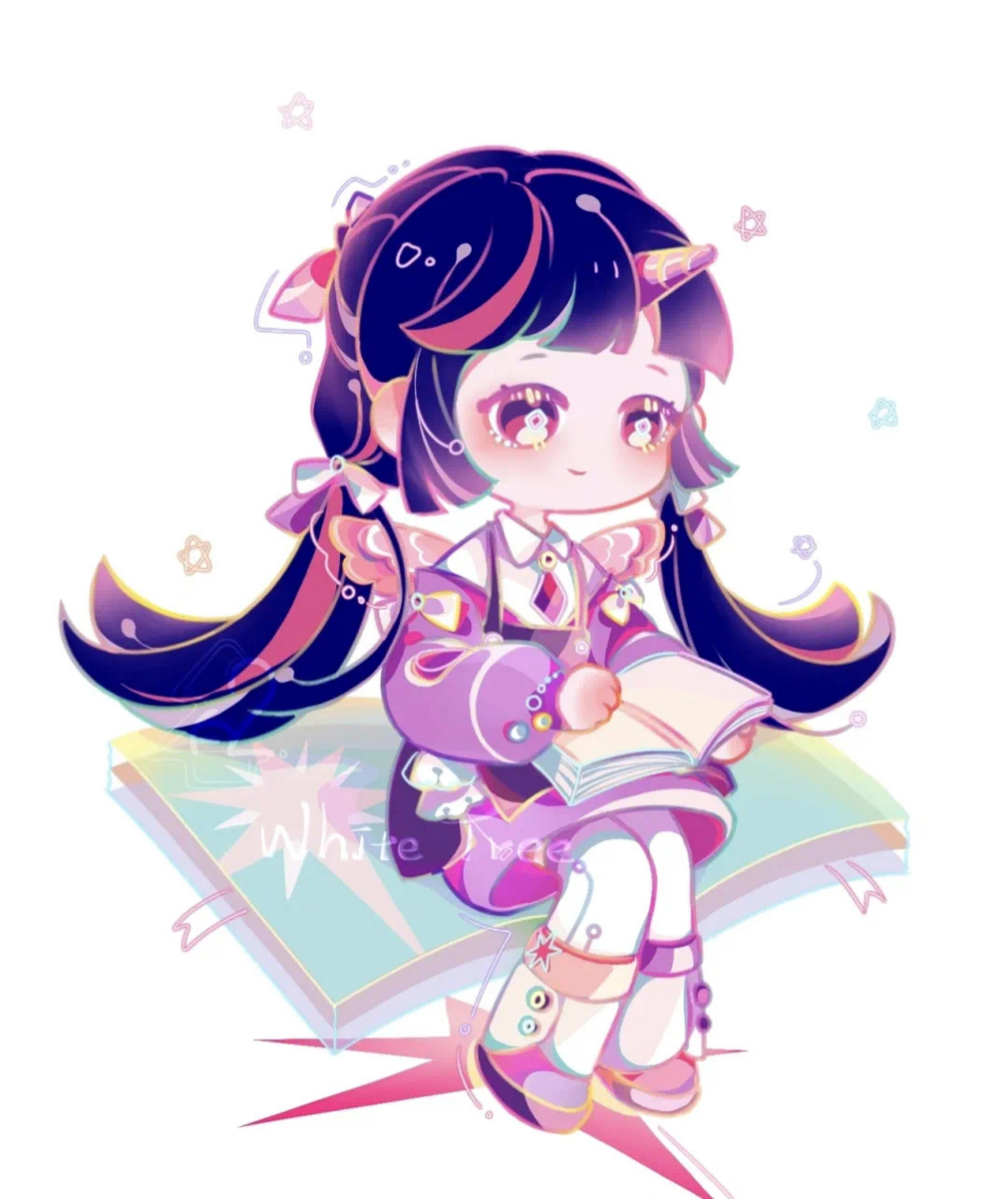 小马宝莉# m6团体拟人头像壁纸 附画师 画师:一颗白白树(小94 id