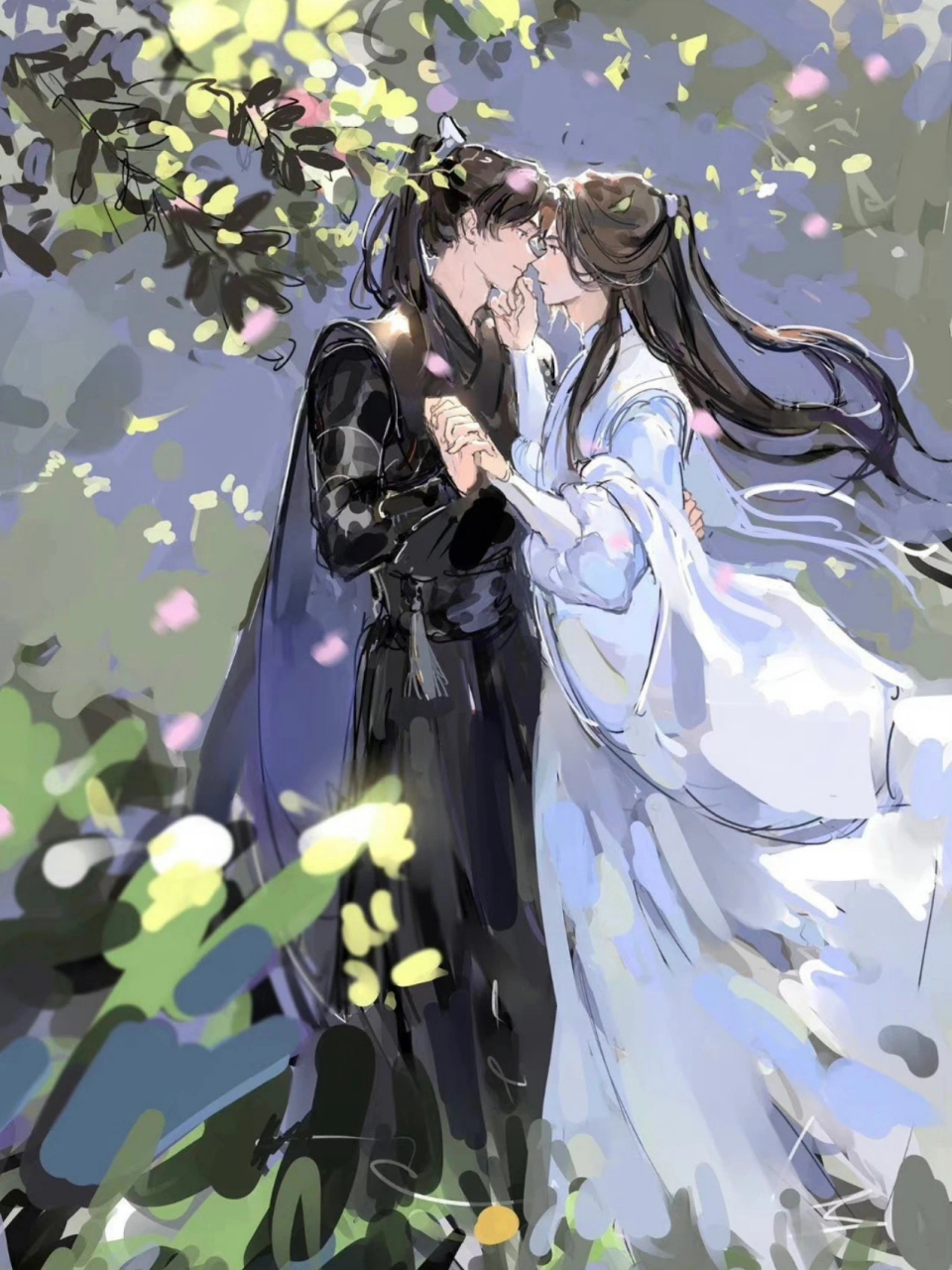 只能说这个是真的虐[可怜]#二哈和他的白猫师尊# #原耽