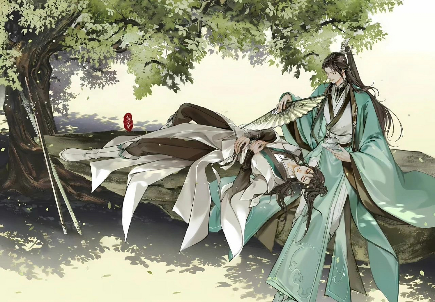 人渣反派自救系统# 台版封面壁纸 画师:乌索yu