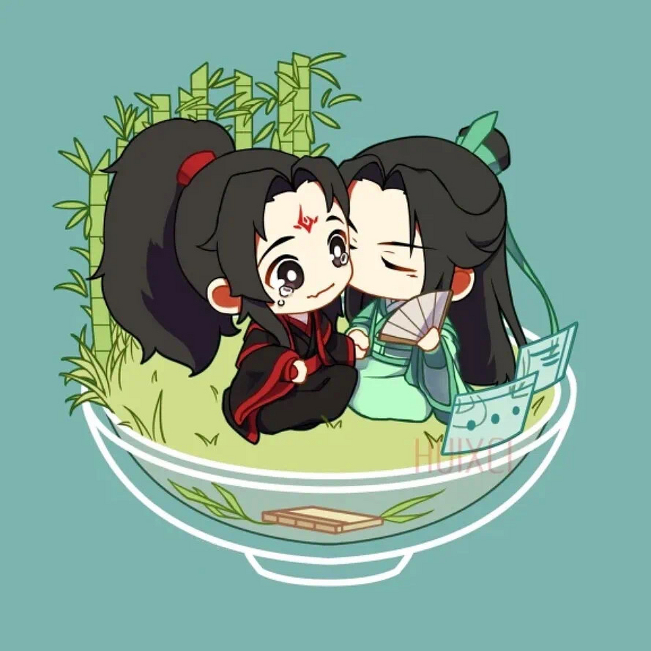 就算是q版这细节也是没谁了!#墨家三宝# #原耽