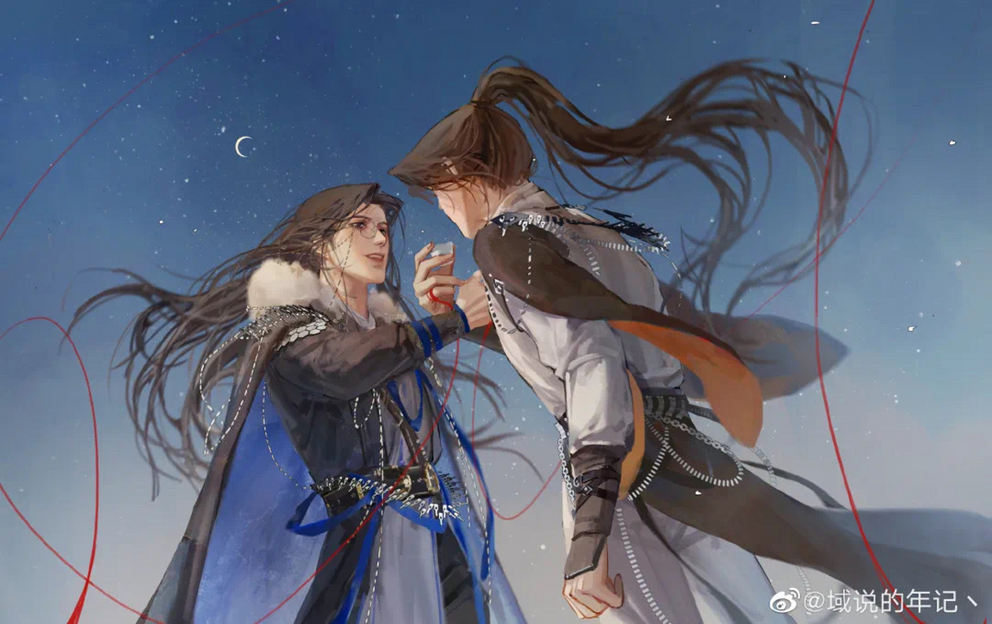 啊啊啊啊啊啊,长庚,子熹#杀破狼# #原耽# 画师:@域说的日记(wb