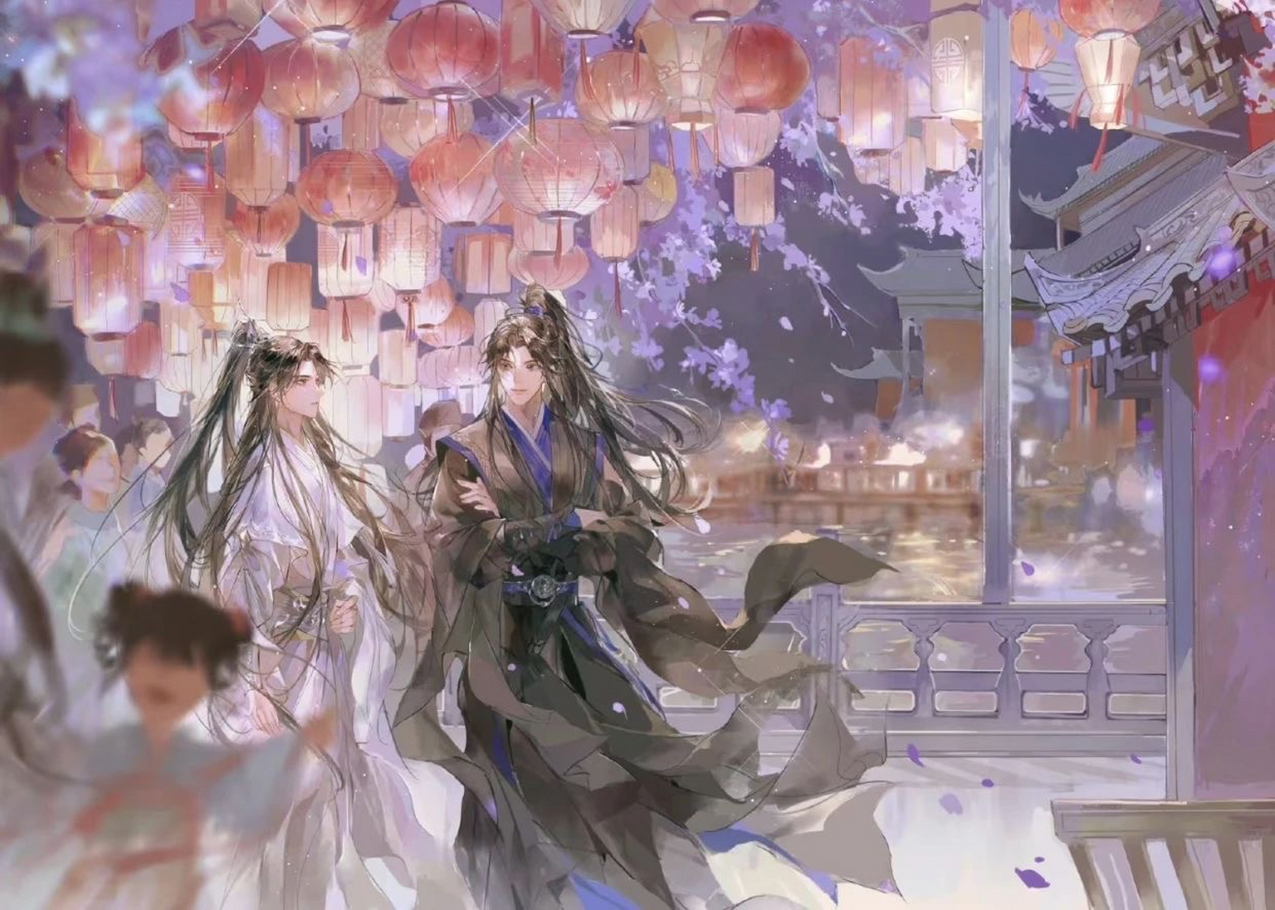 海棠微雨共归途!#二哈和他的白猫师尊