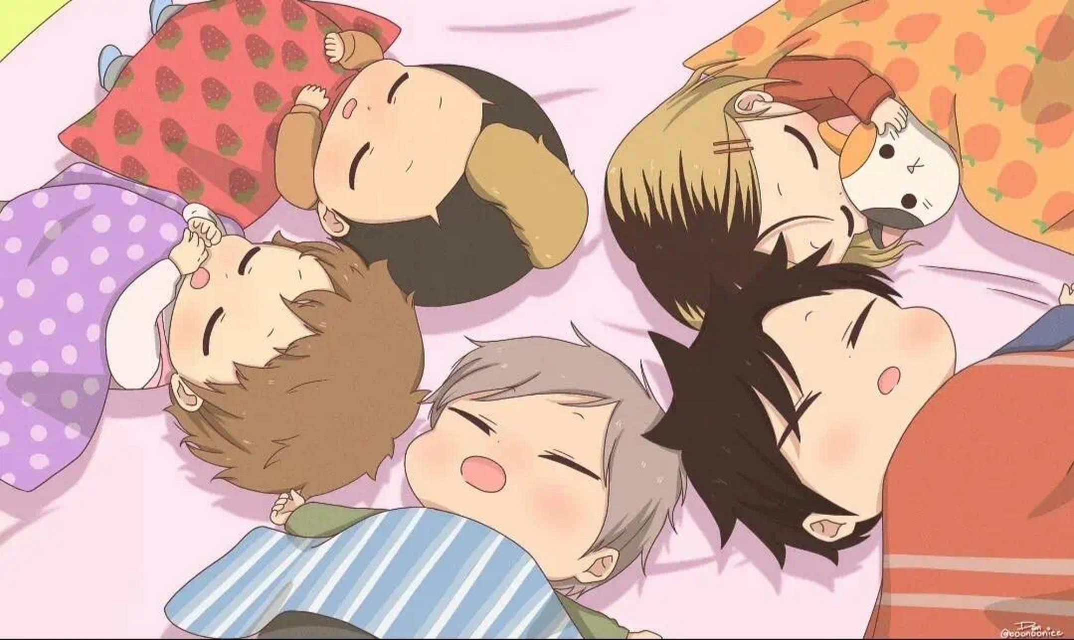 哎呦我天萌鼠我了!啊啊啊萌萌#学园奶爸# #排球少年# 图源twi:booniee