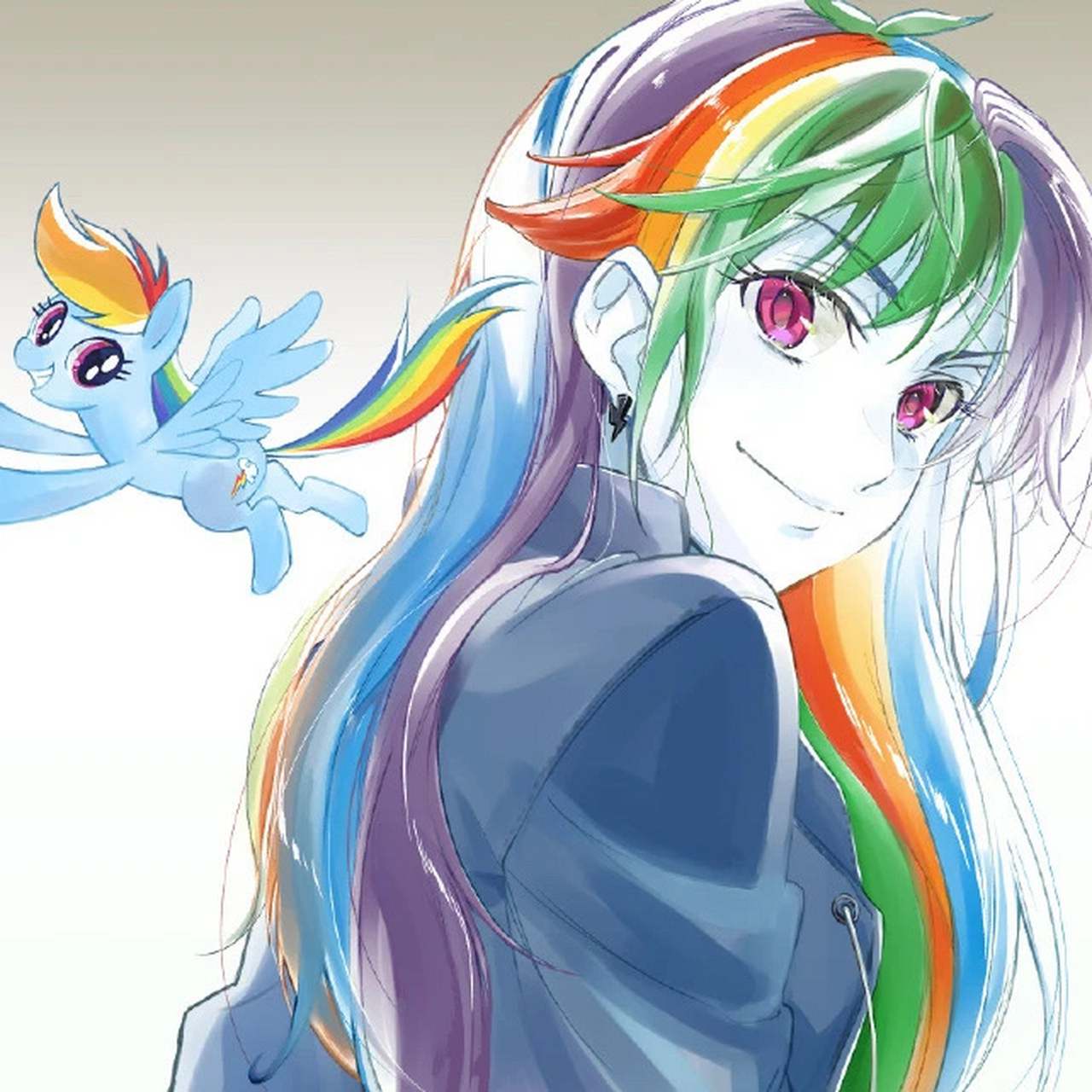 小马宝莉# #动画# 拟人!
