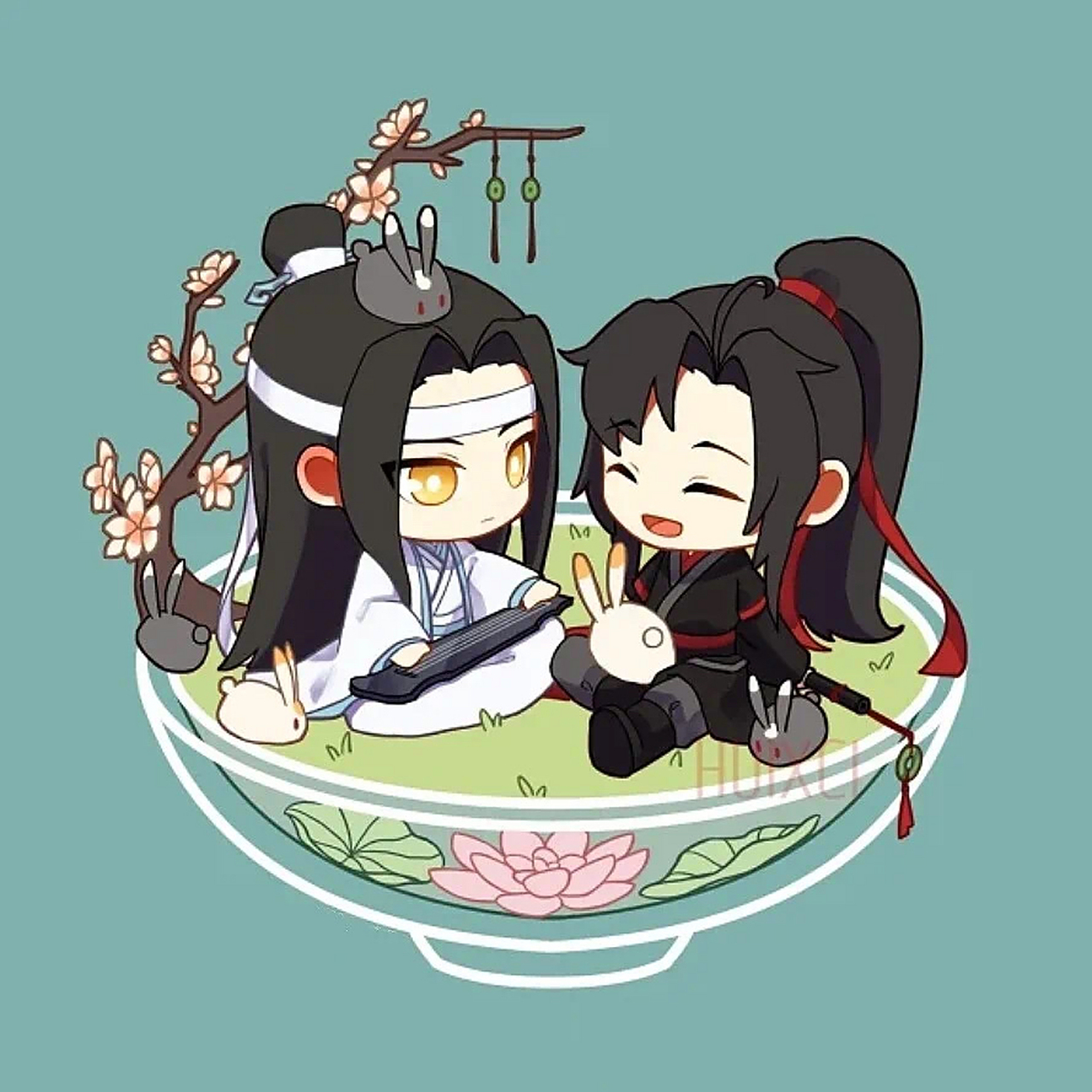 就算是q版这细节也是没谁了!#墨家三宝# #原耽