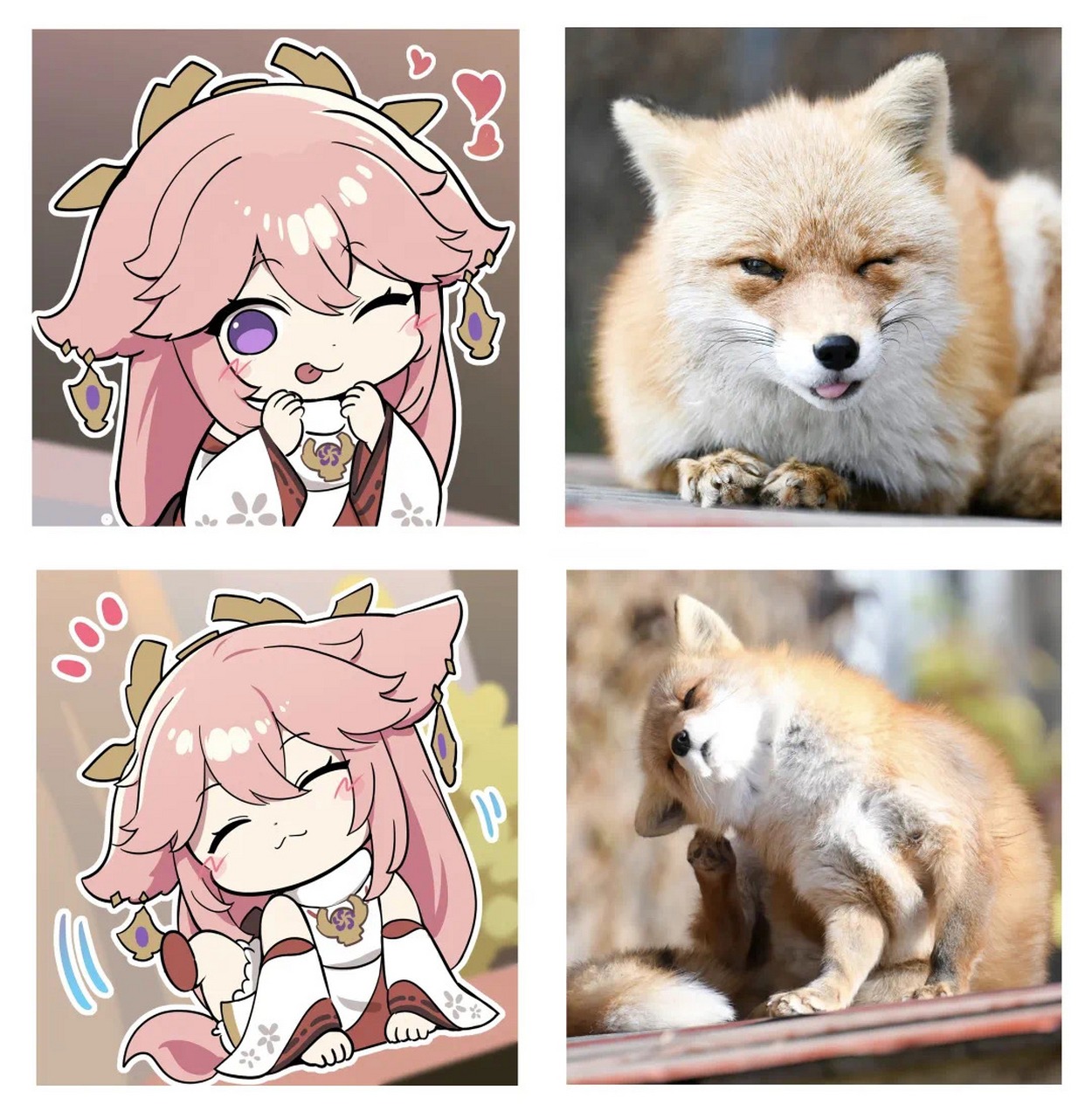 两只小狐狸都很可爱#原神# #崩坏星穹铁道