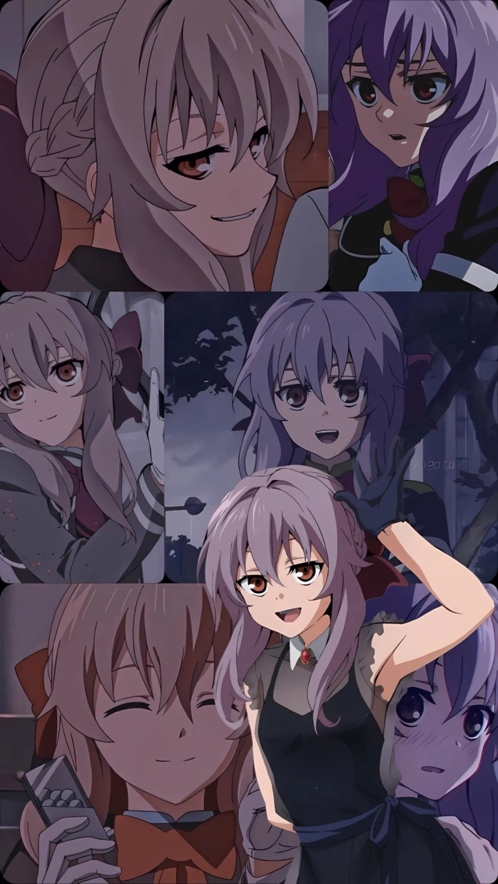 她的性格真的很有趣哈哈哈哈!#终结的炽天使# 柊筱娅(shinoa hiiragi)