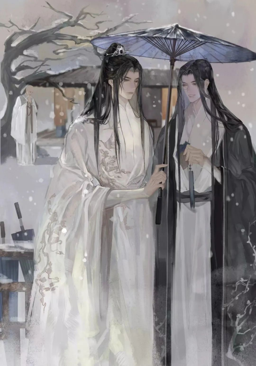 何人知我霜雪催,何人与我共一醉!#杀破狼# 顾昀x长庚 画师:燕雀(lof)