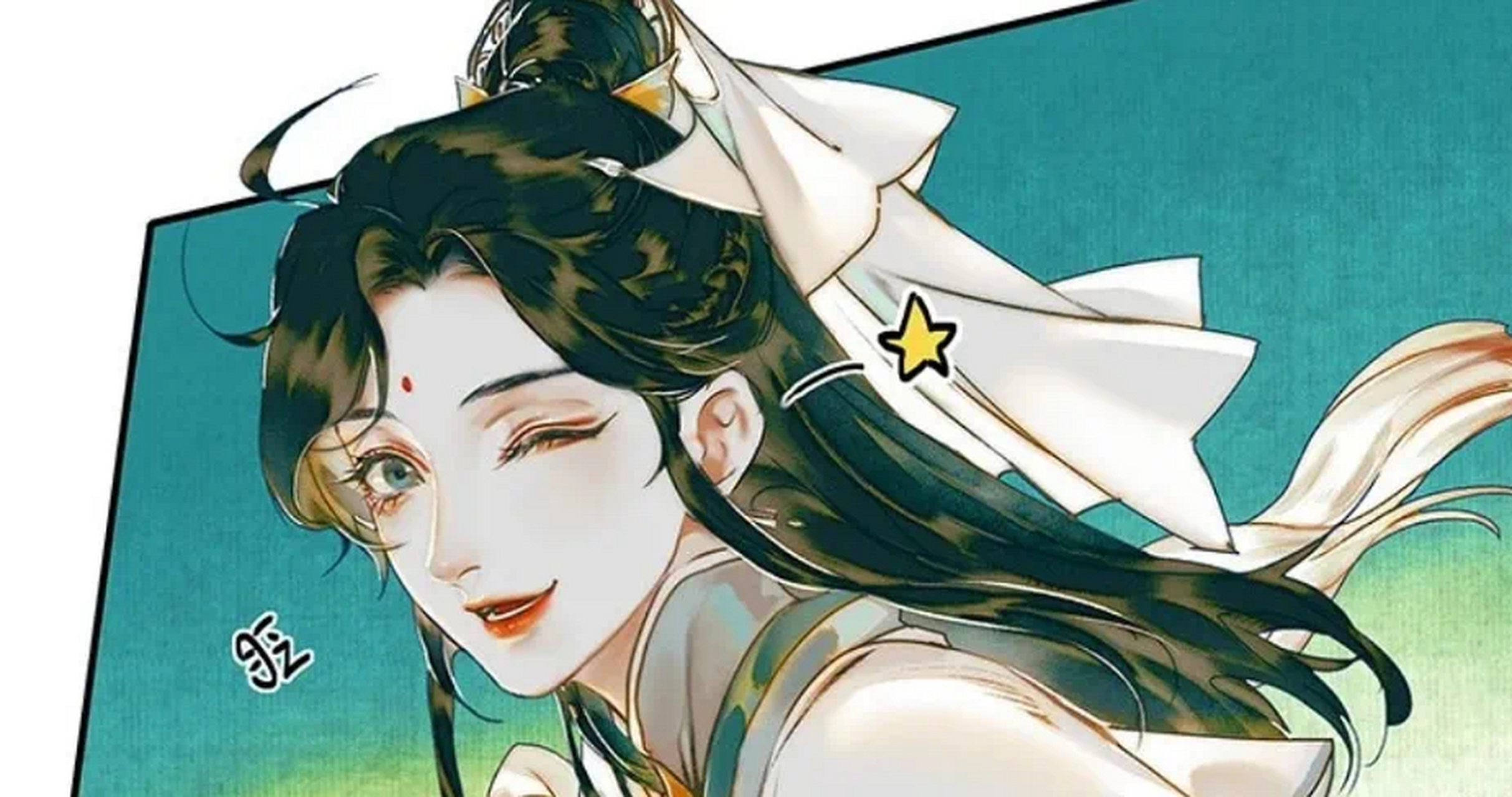 天官赐福#  师青玄:"我从不穿女装." 黑水"我从不欠债.