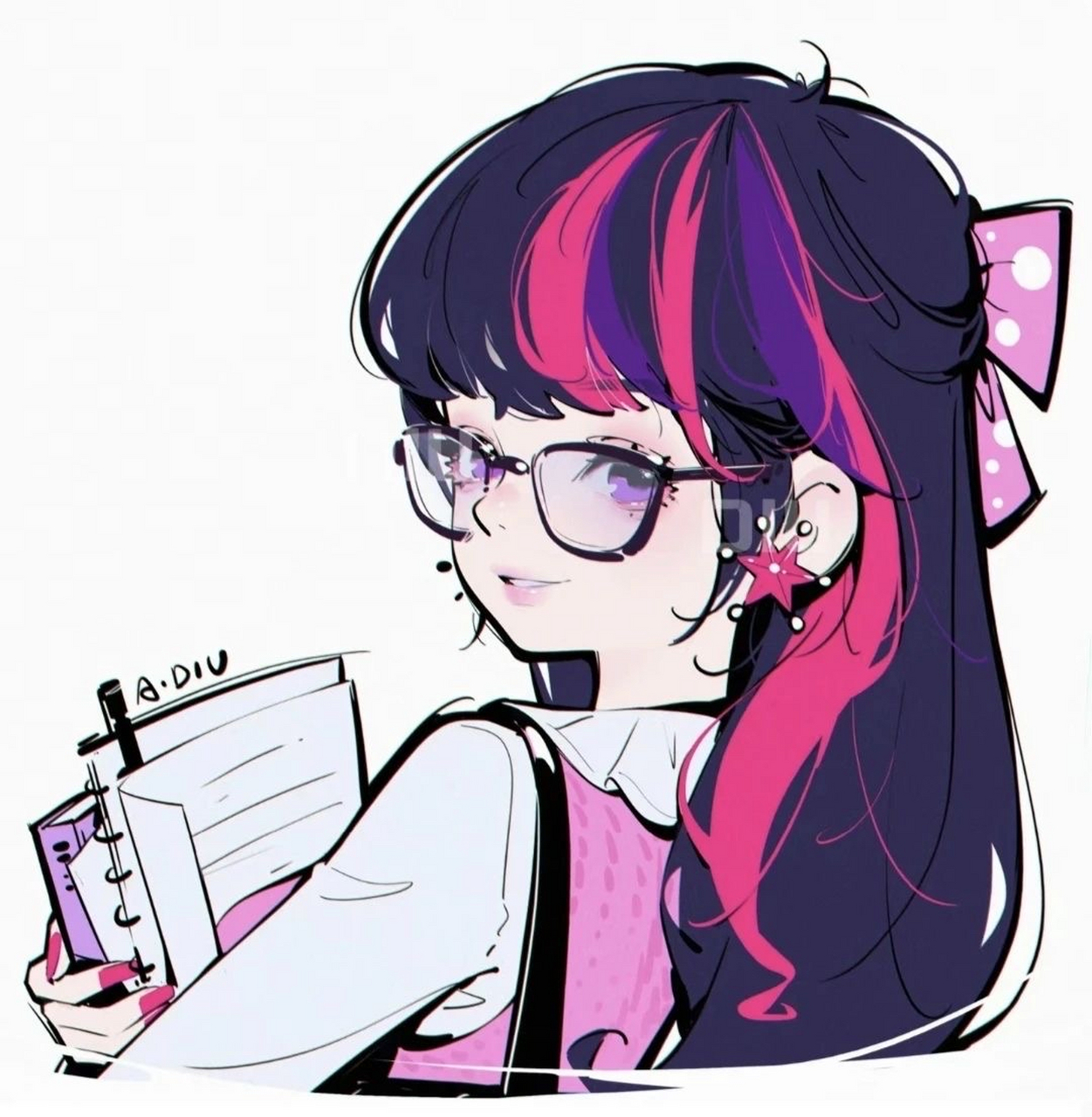 拟人手绘真的好看啊!#小马宝莉# 画师:一只丢