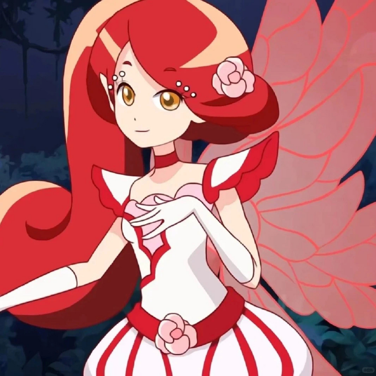 小花仙##国漫#  |山茶花精灵——椿 是谁的童年呀!