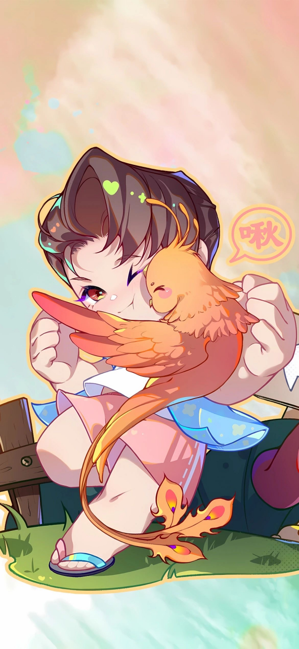 小可爱凤凰呀!#提灯映桃花# #原耽