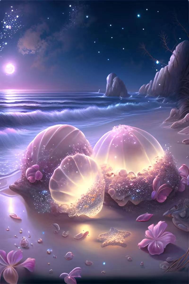 美丽梦幻的粉色沙滩贝壳,谁还不想拥有呢?[鼓掌]