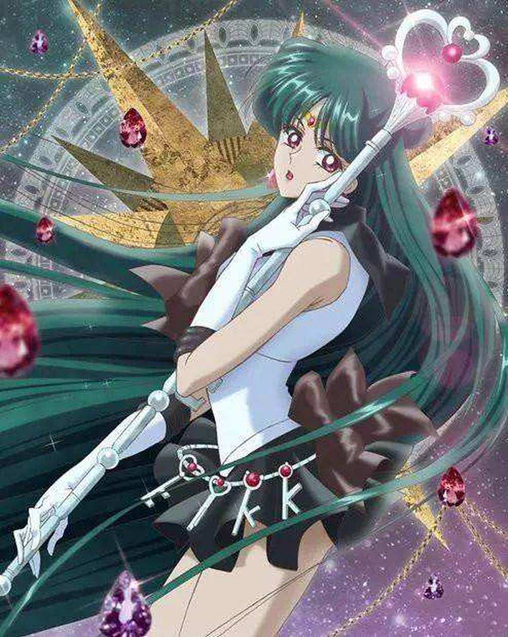 【美图分享鸭】#美少女战士# 冥王刹小姐姐超好看(ω)