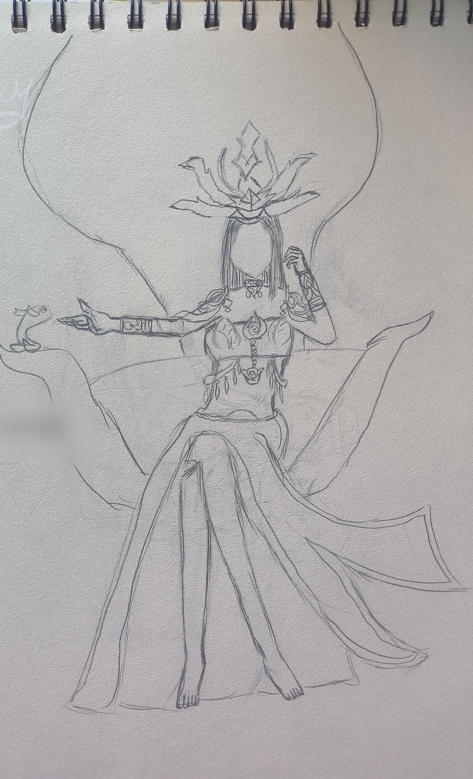 自己画的《斗破苍穹》美杜莎😝😝😝