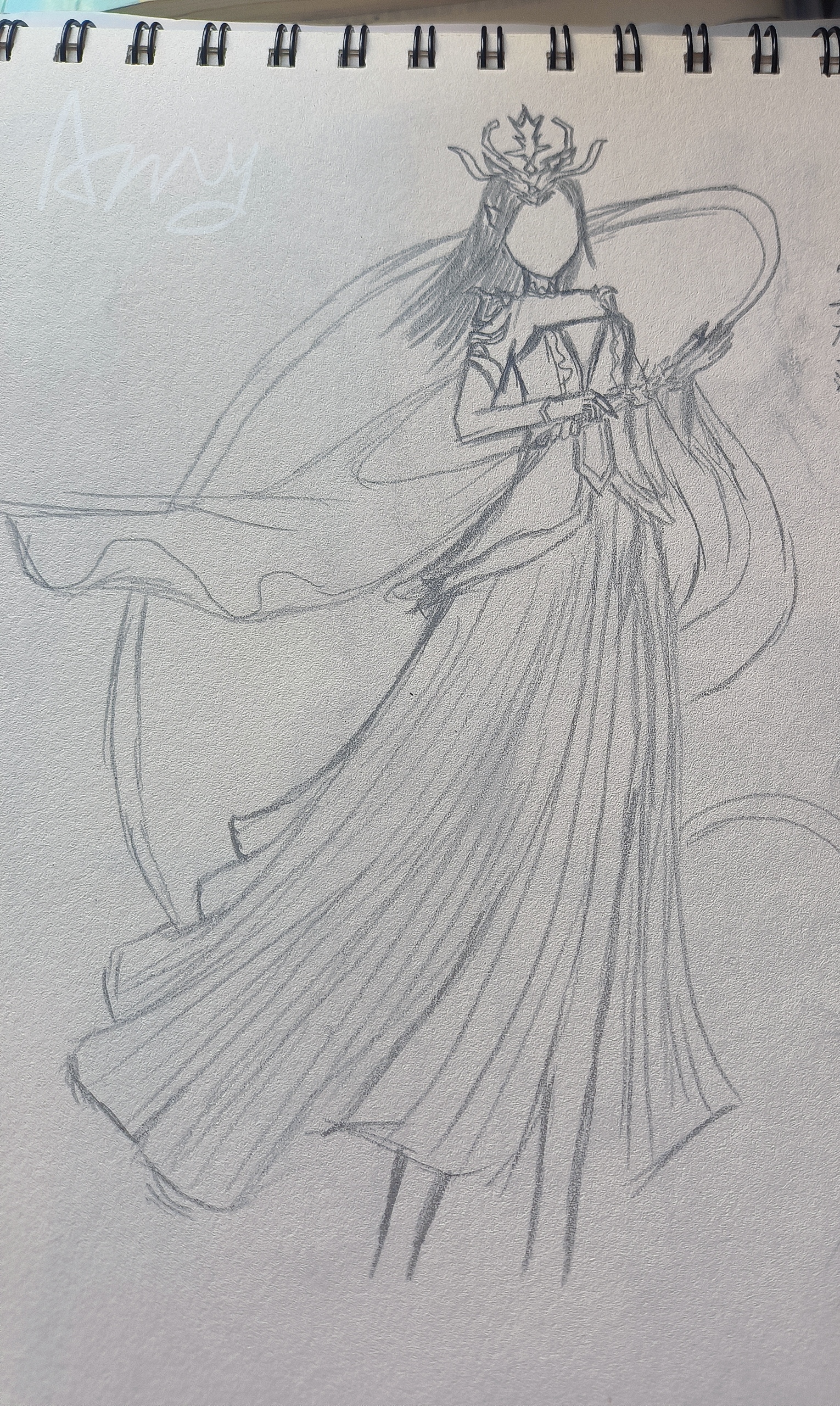 自己画的《斗破苍穹》美杜莎😝😝😝